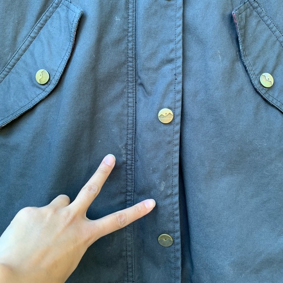 KAVU 100% cotton red flannel lined hooded jacket - Picture 12 of 16